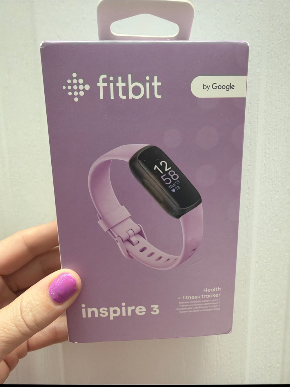 NEW fitbit Inspire 3 Fitness Tracker – Lavender